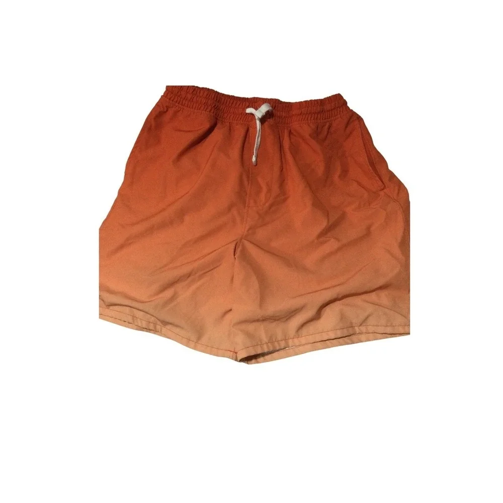 Free Assembly Boys Orange Ombre‎ Swim Trunks Mesh Lined Board Shorts XXL 18